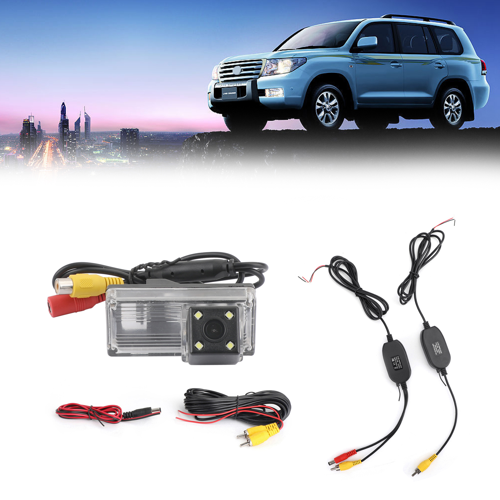 Wireless Reverse Camera Waterproof Fit For Toyota Land Cruiser 70/100/200 Series eBay