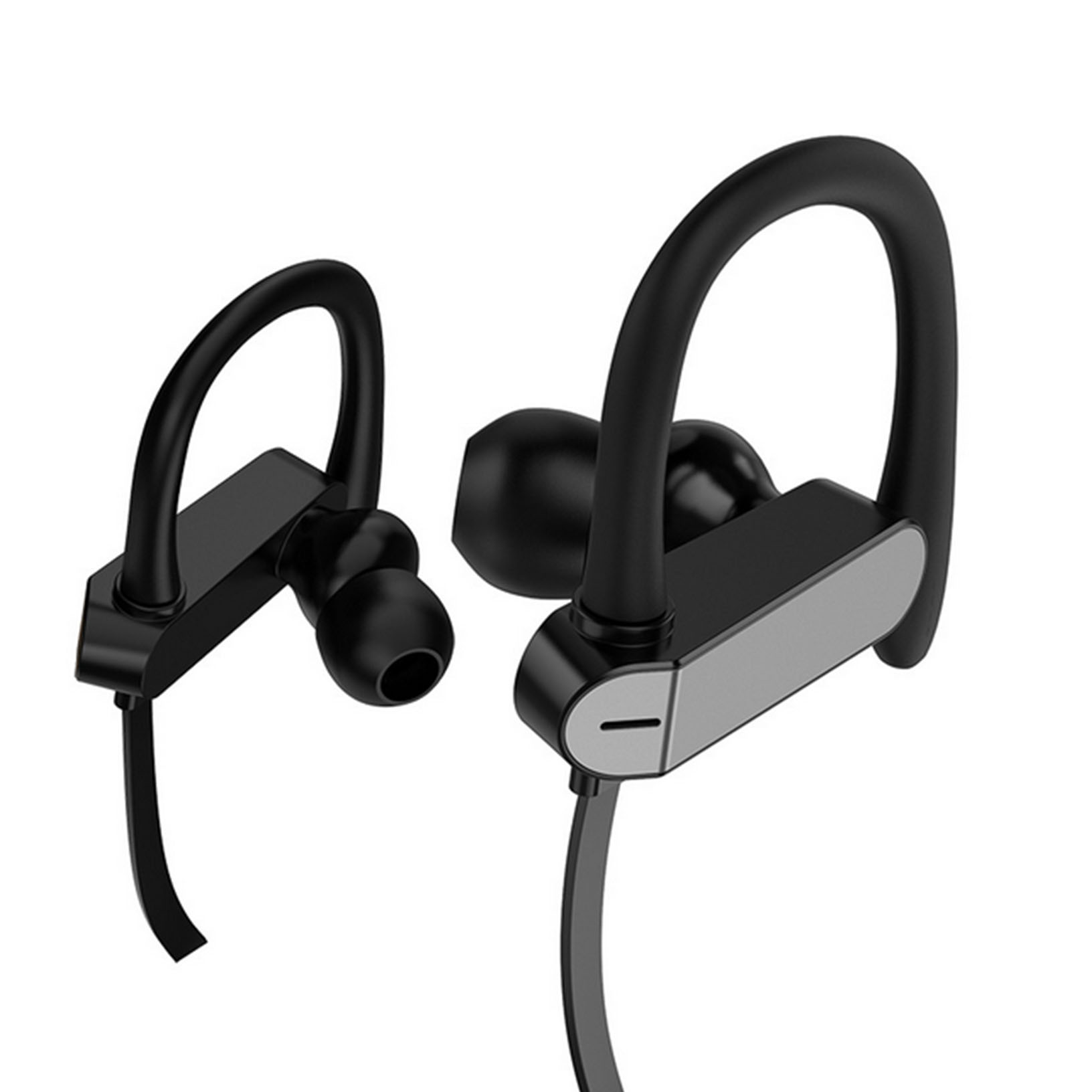 3.5mm Ear Hook Wired Sports Stereo Earphone Over Ear Earbuds Headphones