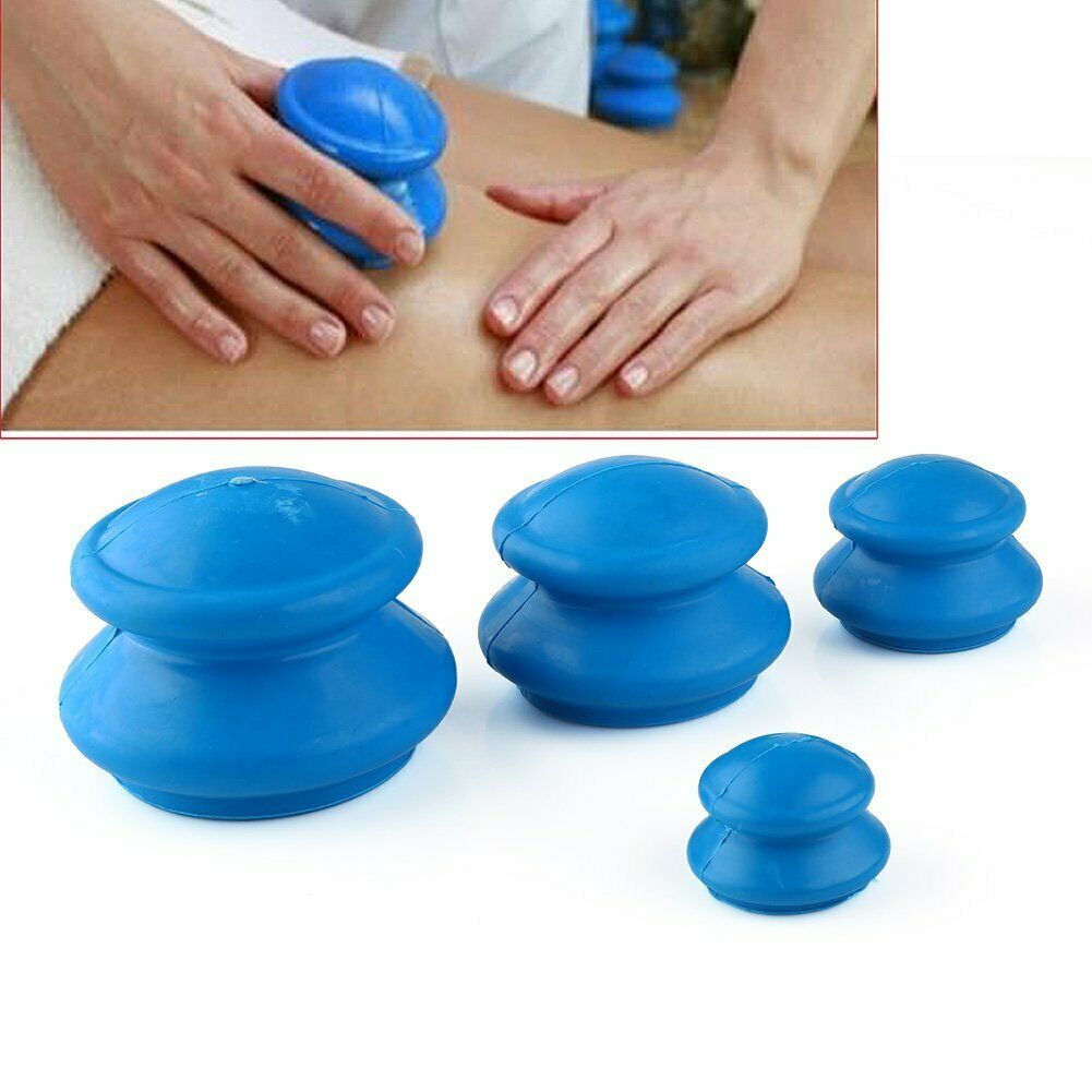 Chinese Acupuncture Cupping Silicone Rubber Massage Cellulite Therapy