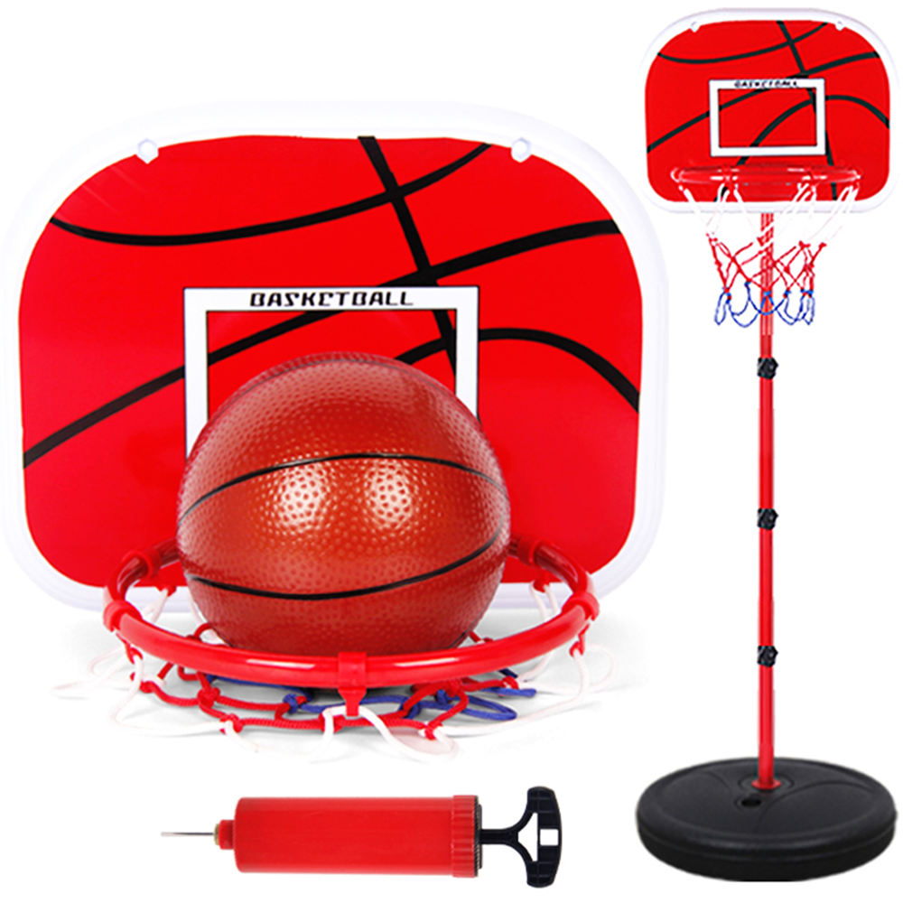 Adjustable 1.5m Mini Basketball Indoor Outdoor Play Net Hoop Set Sport ...