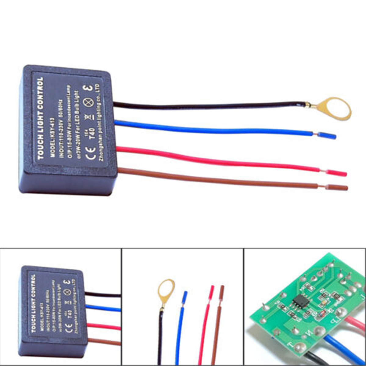1/2 Stuks AC 100-240V 3 Way Touch Sensor Switch De... – Vicedeal