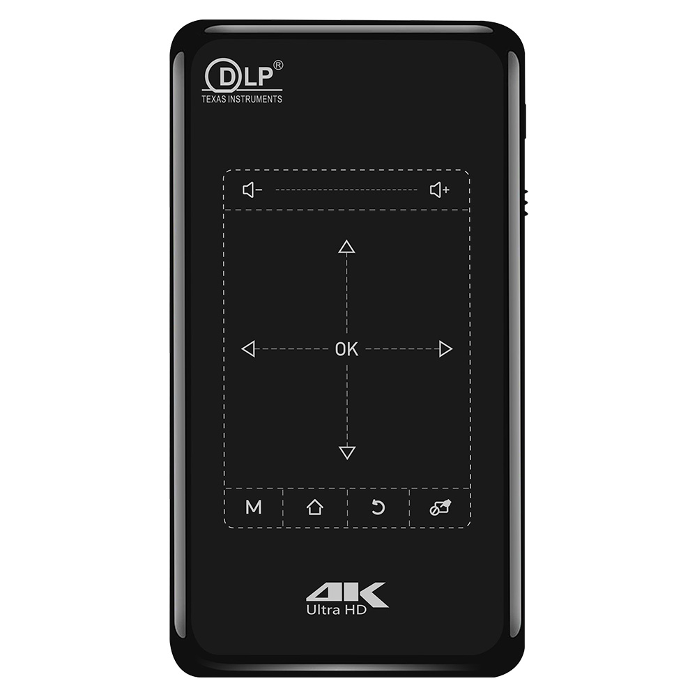 MINI DLP SMART PROJECTOR スマート プロジェクター 4K HD Smart DLP Mini Projector Android WiFi Bluetooth 1080P