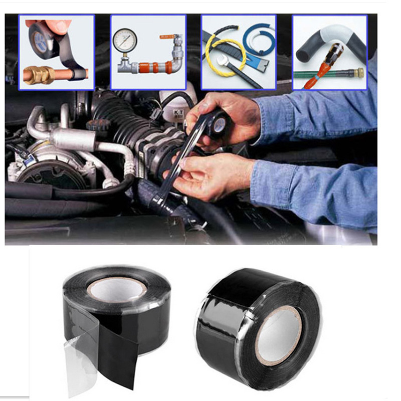 Pipe Repair Tape Stop Water Leak burst plumbers waterproof Self amalgamating New eBay