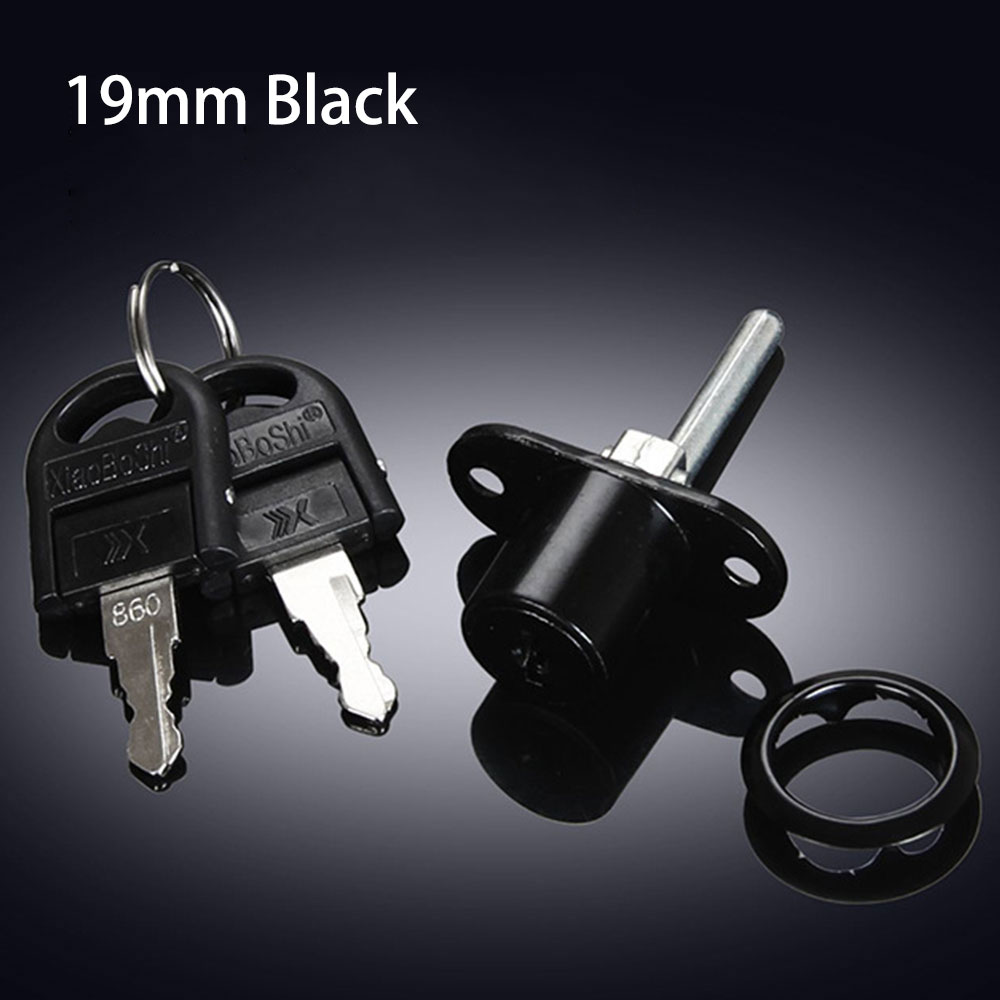 16/19mm Furniture Desk Draw Pedestal Lock Office Home Filing
