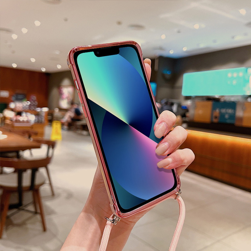 TACOMEGE Metall-Handyhaltegurt Für IPhone 12-15 (Gold) - Herz-Design, Klebefrei, Kabellos Ladefähig