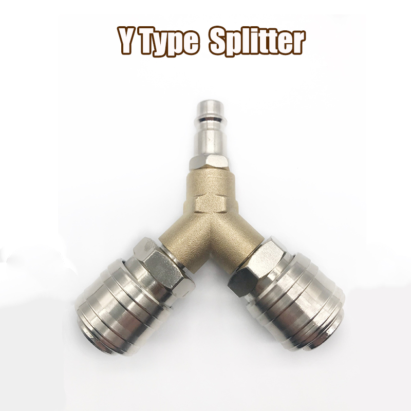 Airline Y Piece 3 Way EURO Quick Release Fittings for Compressor Air