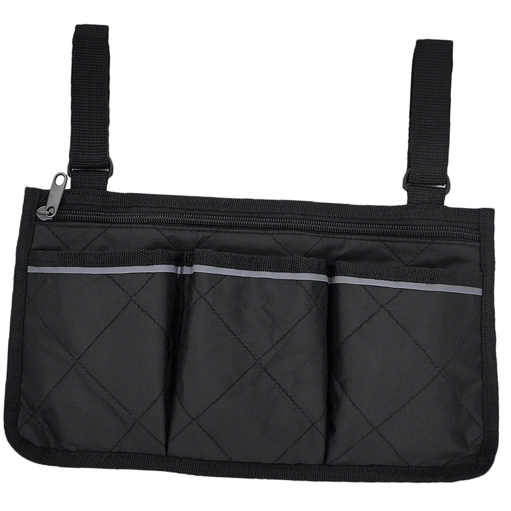 Wheelchair Side Bag Multifunctional Armrest Pouch Organizer Phone