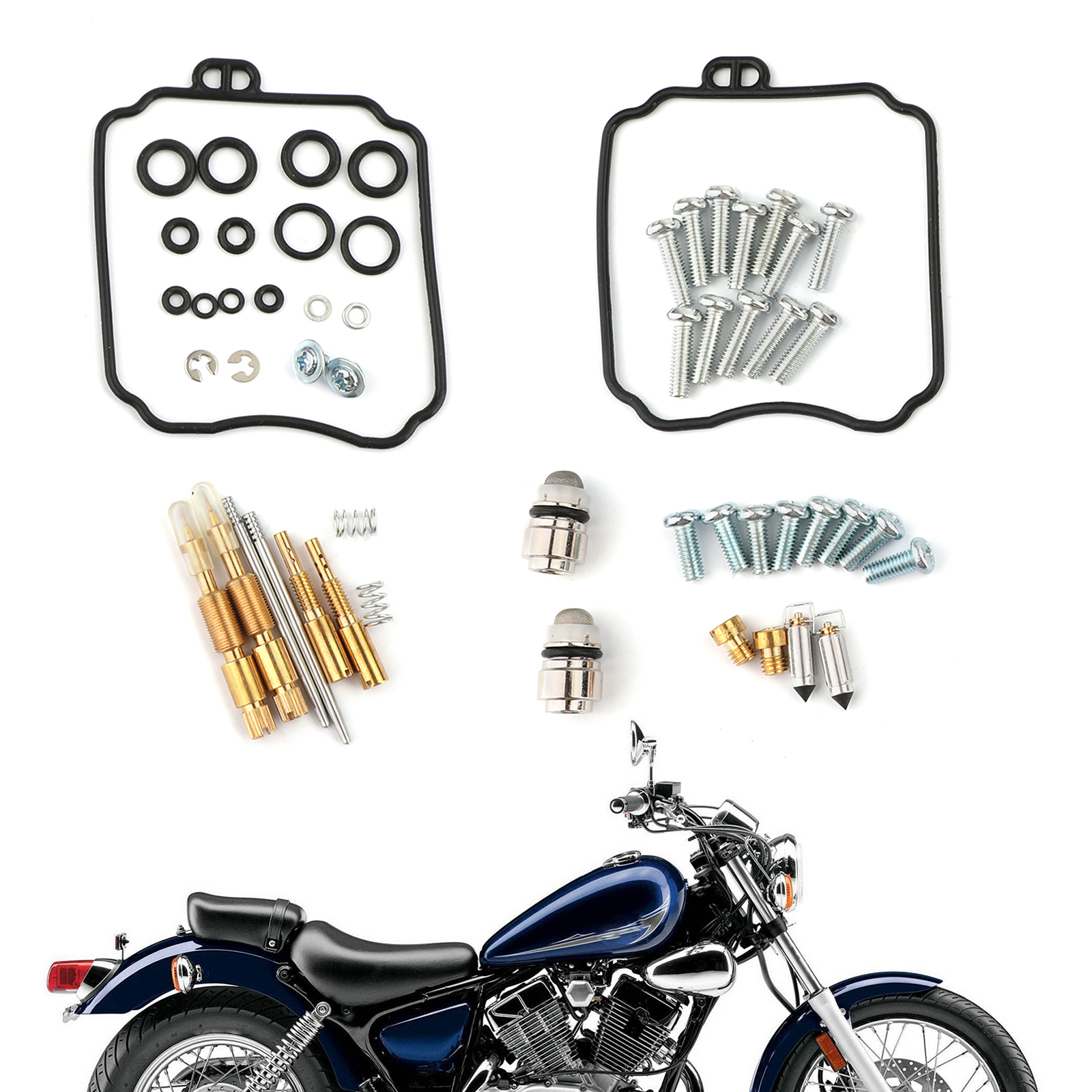 2003 yamaha v star 650 carburetor rebuild kit