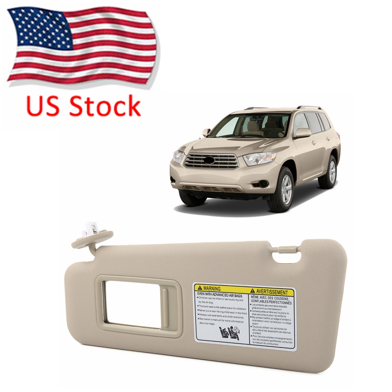 2015 toyota highlander driver side sun visor
