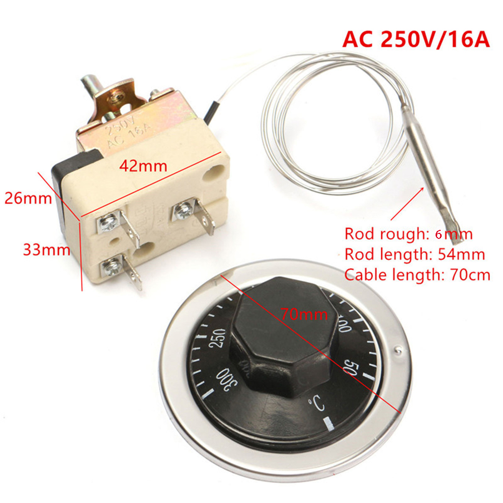 Ac 250V 16A 30-110C Temperatuurregeling Capillaire... - Vicedeal Ac 250V 16A 30-110C Temperatuurregeling Capillaire... - Vicedeal