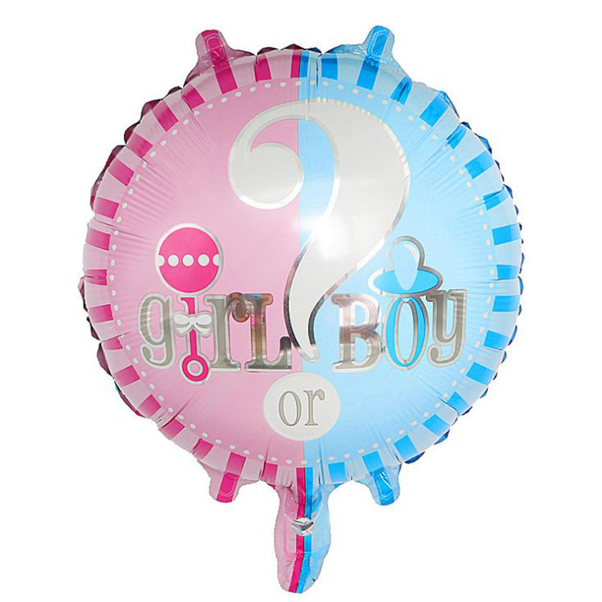 GRIT Jumbo 36 Inch Baby Gender Reveal Balloon, BOY OR GIRL Black Printed  Balloons Gender Reveal Party Decoration, Gender Reveal Balloon, Baby Gender