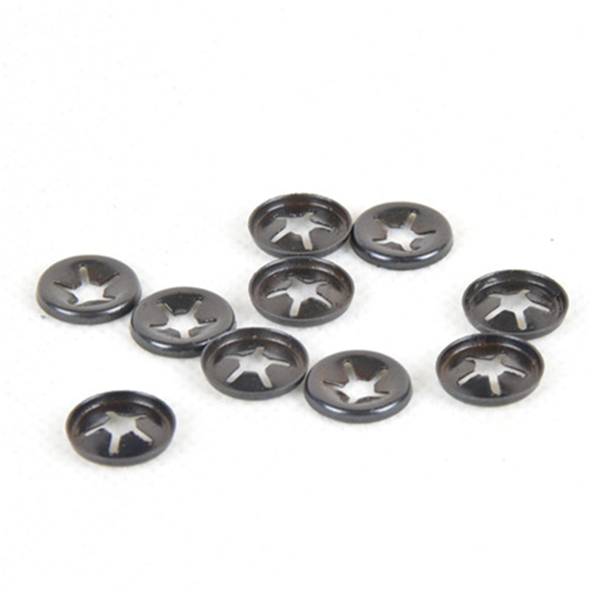 10pcs 3～6mm Starlock Push On Fasteners Locking Washers Speed Locking