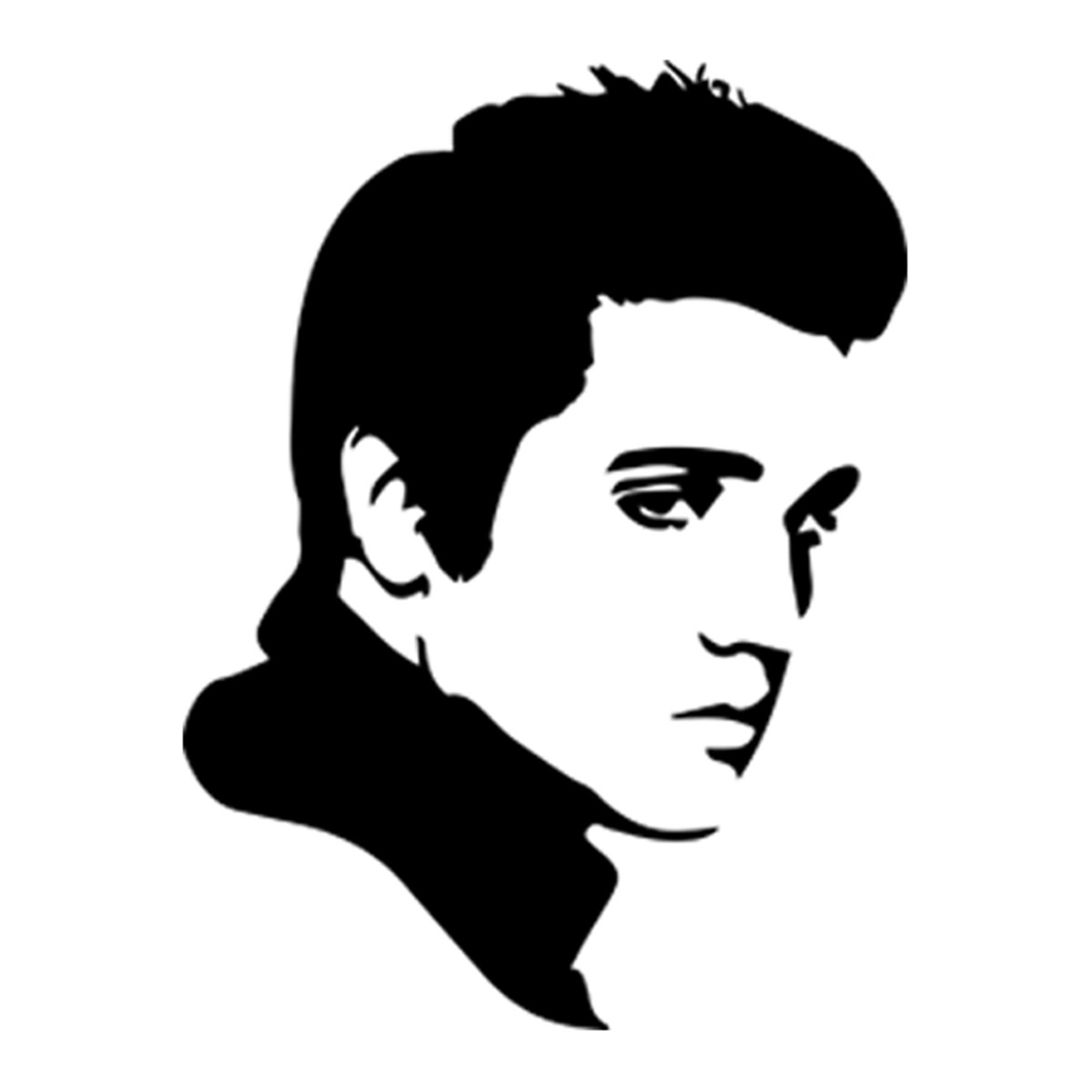 2pcs Elvis Presley Singer Sticker Car Window Door Laptop Skate Vinyl ...