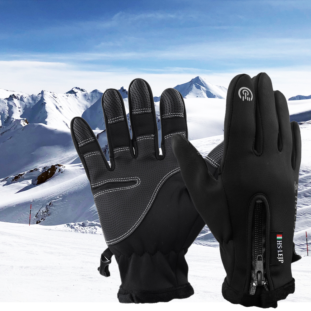 Touch Screen Winter Warm Gloves Windproof Waterproof Anti-slip Thermal For Motor