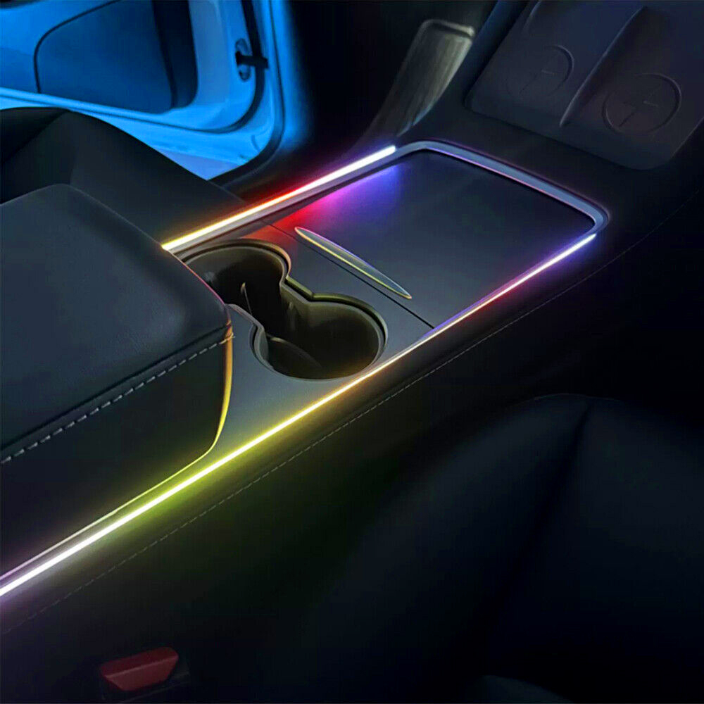 Für Tesla Model 3 Y Auto RGB LED Symphony Ambiente