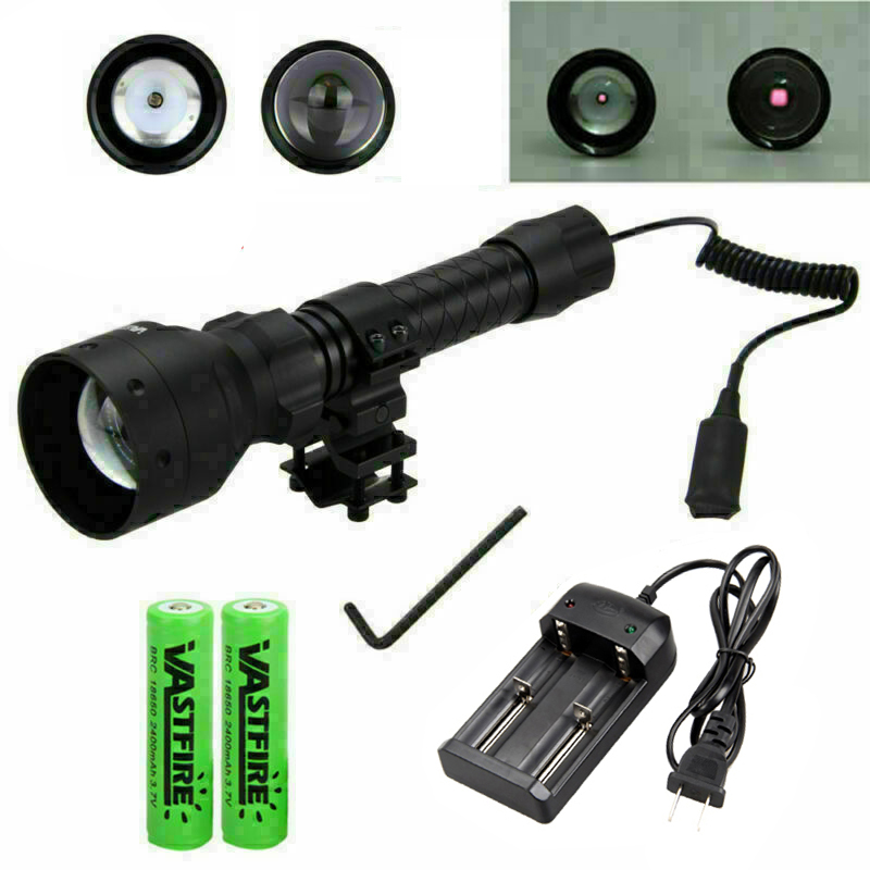 850nm IR illuminator Infrared Light Night Vision Zoom Military Flashlight Torch eBay