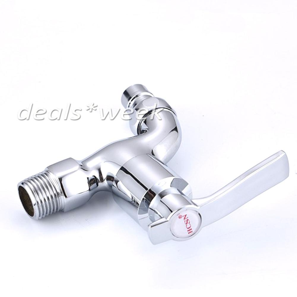 2x Wasserhahn Outdoor Garten Waschmaschine Anschlußventil Kaltwasser