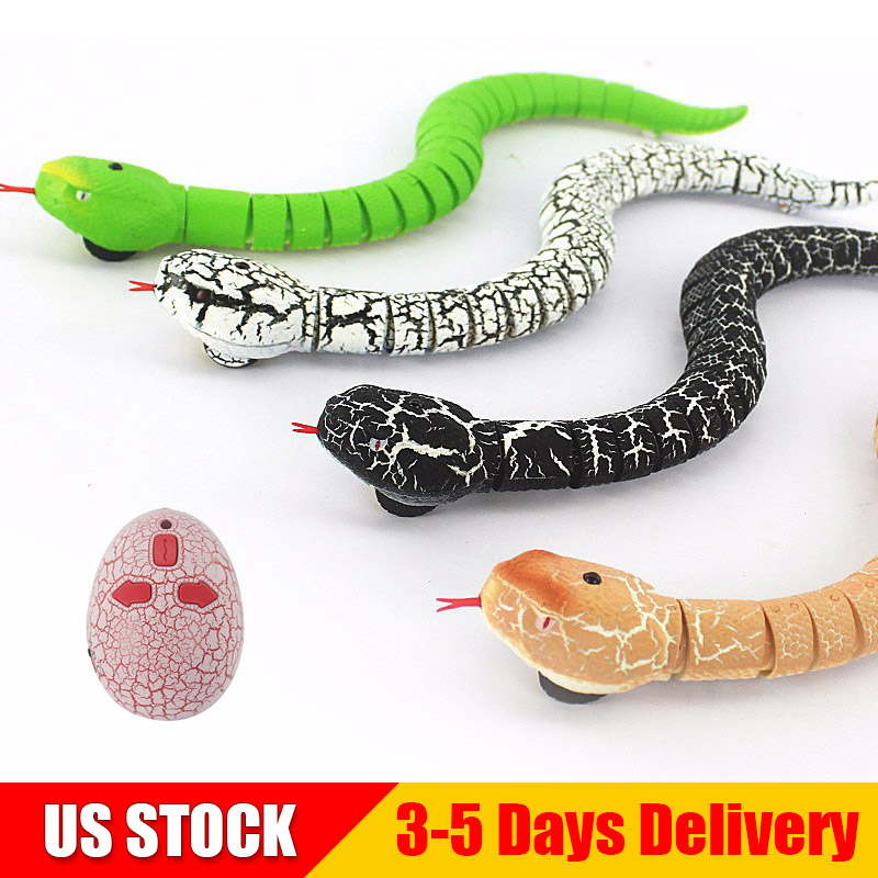 Remote Control Snake Rattlesnake Animal Trick Terrifying Mischief Random Color