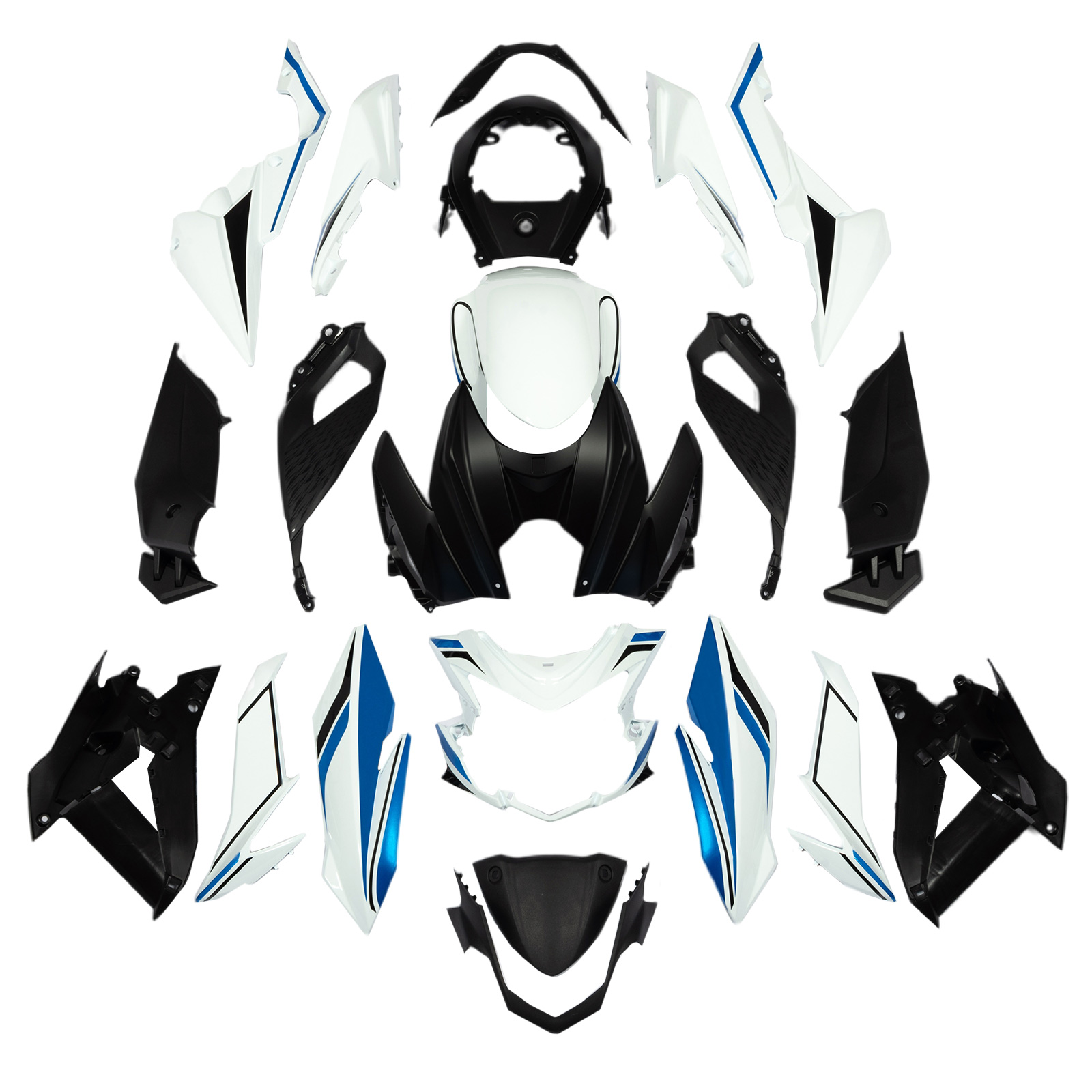 適用於 Suzuki GSXS GSX-S 750 2017-2024 全車彩繪車殼 010-極限超快感
