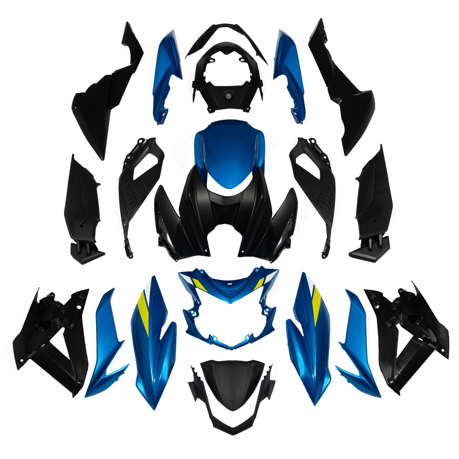 適用於 Suzuki GSXS GSX-S 750 2017-2024 全車彩繪車殼 015-極限超快感