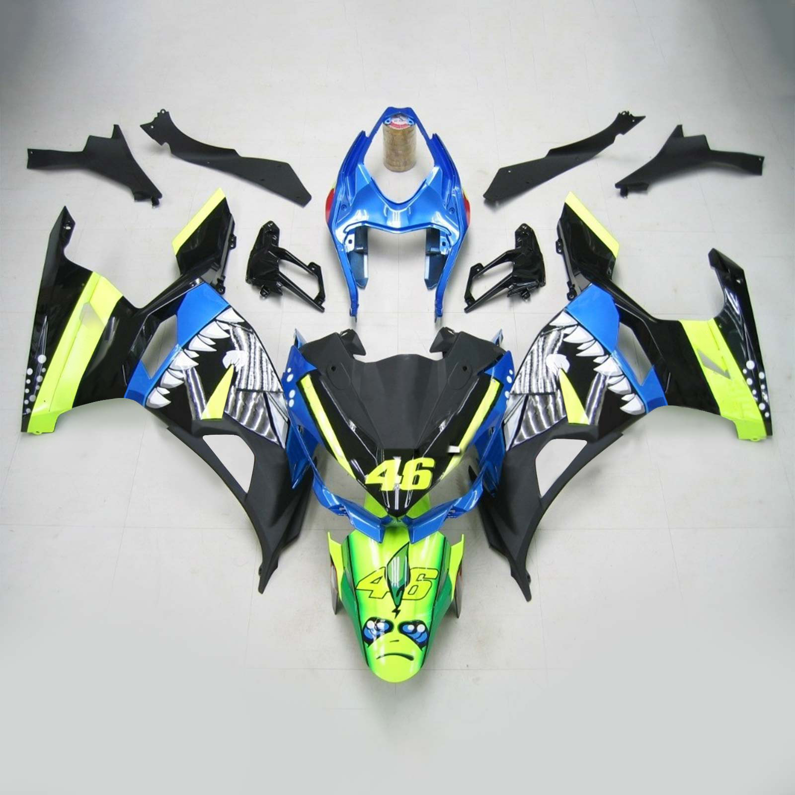 適用於Kawasaki Ninja400-1824全車彩繪車殼101-極限超快感
