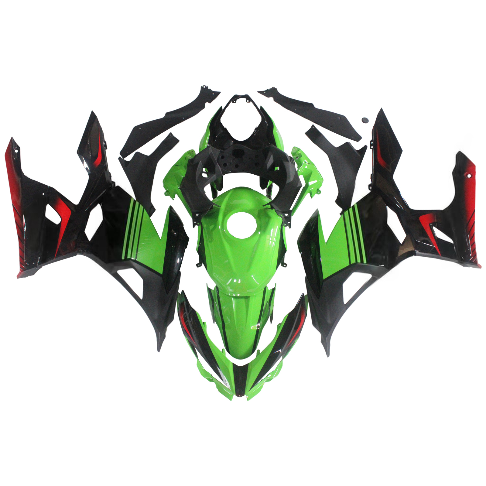 適用於Kawasaki Ninja400-1824全車彩繪車殼104-極限超快感