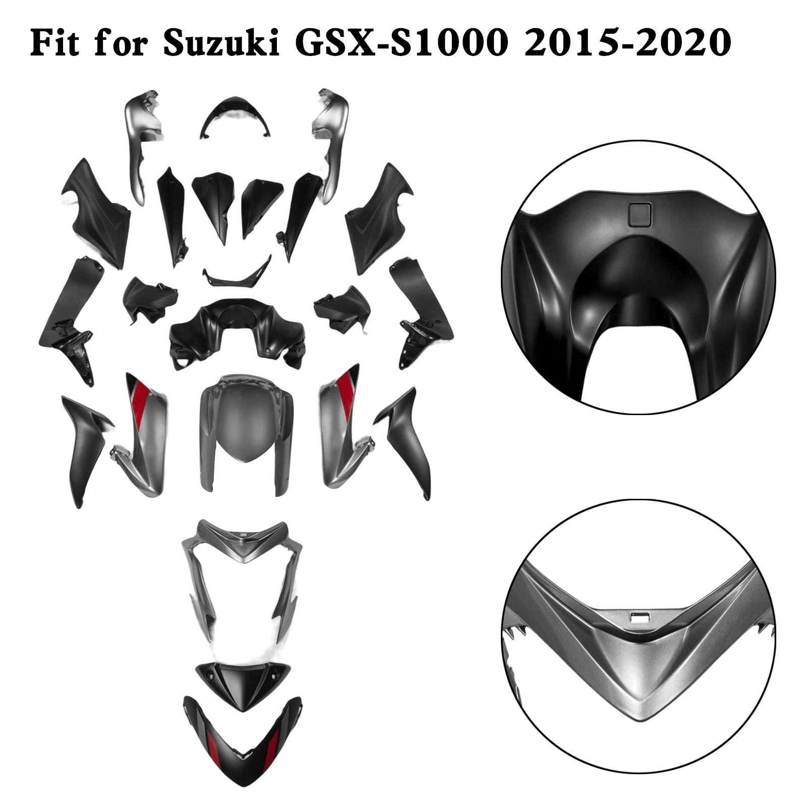 適用於 Suzuki GSX-S 1000 GSXS 2015-2020 全車彩繪車殼002-極限超快感
