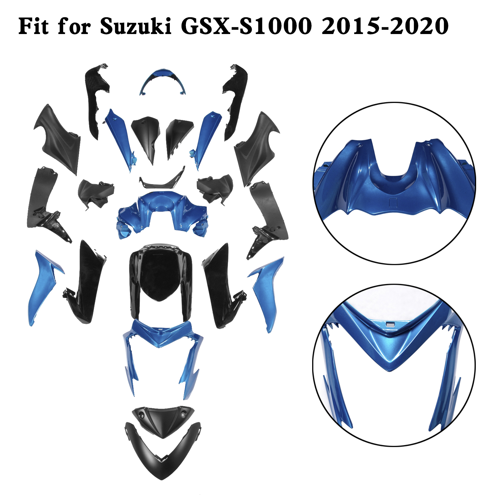 適用於 Suzuki GSX-S 1000 GSXS 2015-2020 全車彩繪車殼006-極限超快感