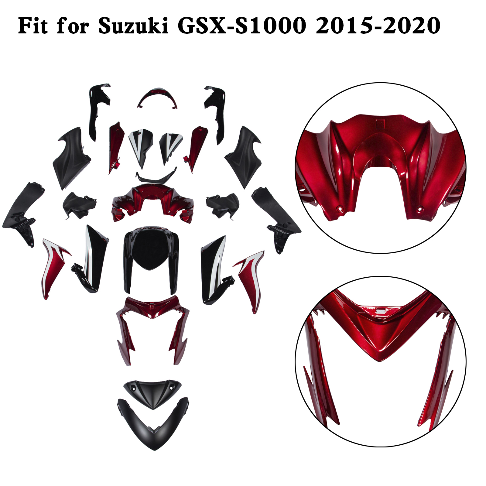 適用於 Suzuki GSX-S 1000 GSXS 2015-2020 全車彩繪車殼011-極限超快感