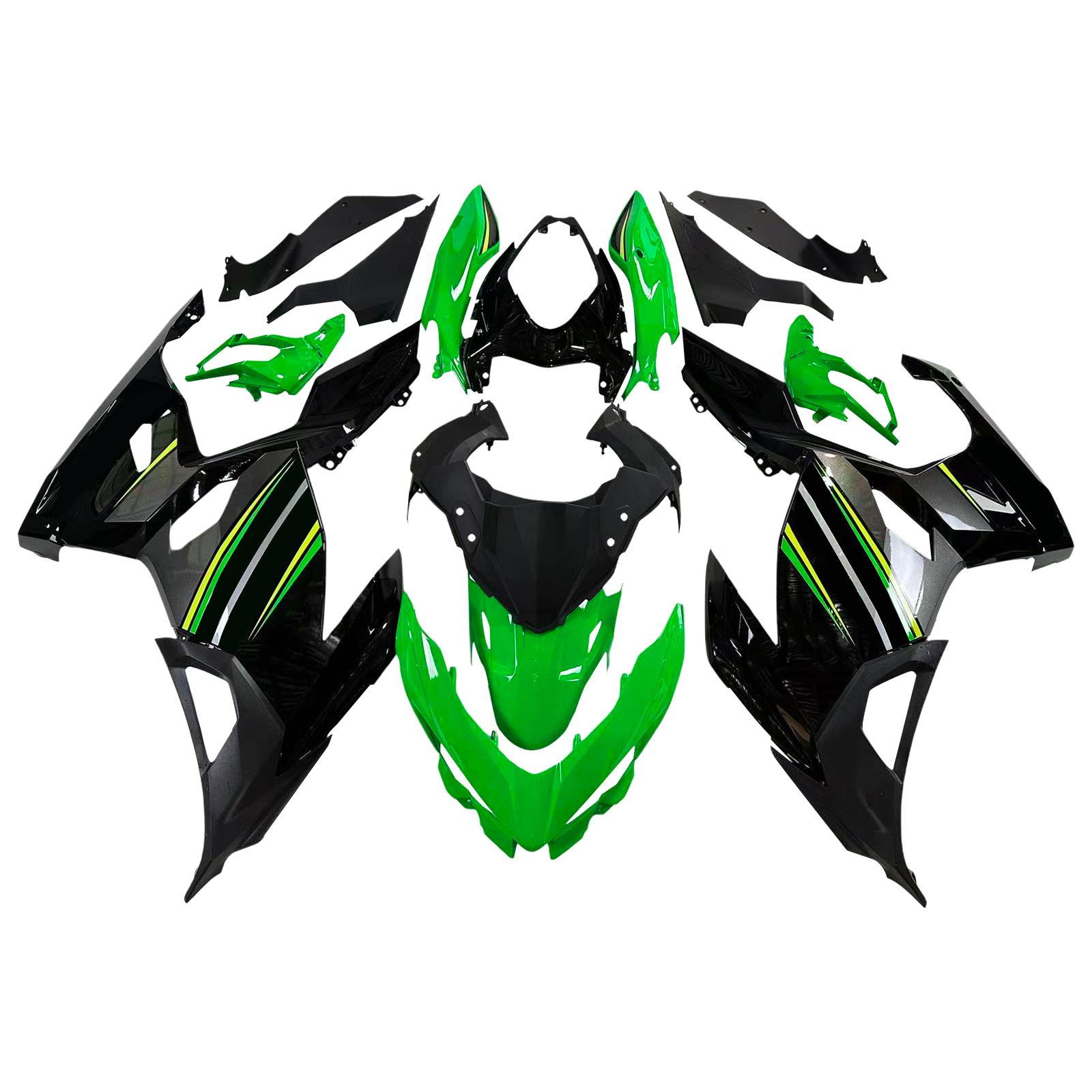 適用於Kawasaki Ninja400-1824全車彩繪車殼119-極限超快感