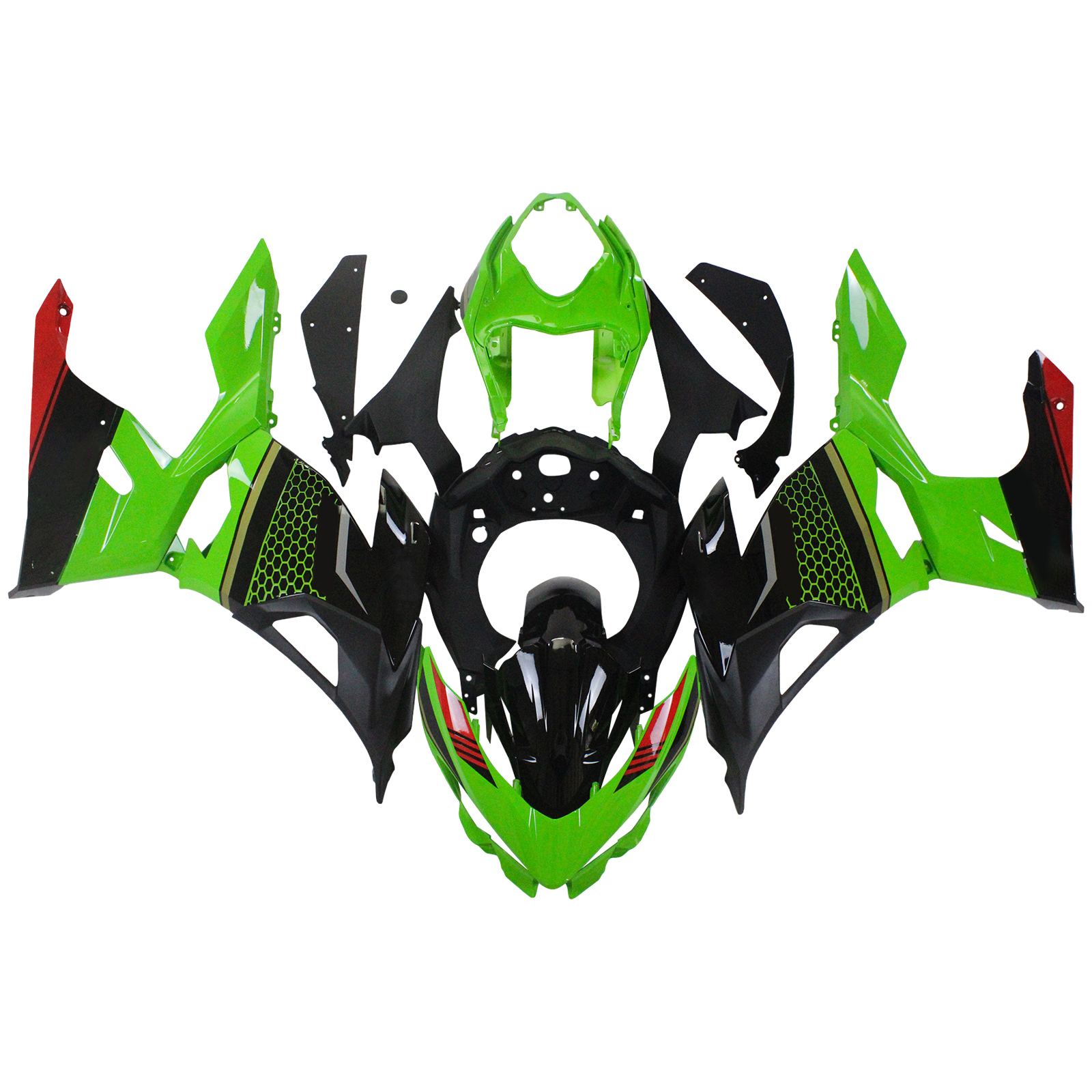 適用於Kawasaki Ninja400-1824全車彩繪車殼120-極限超快感
