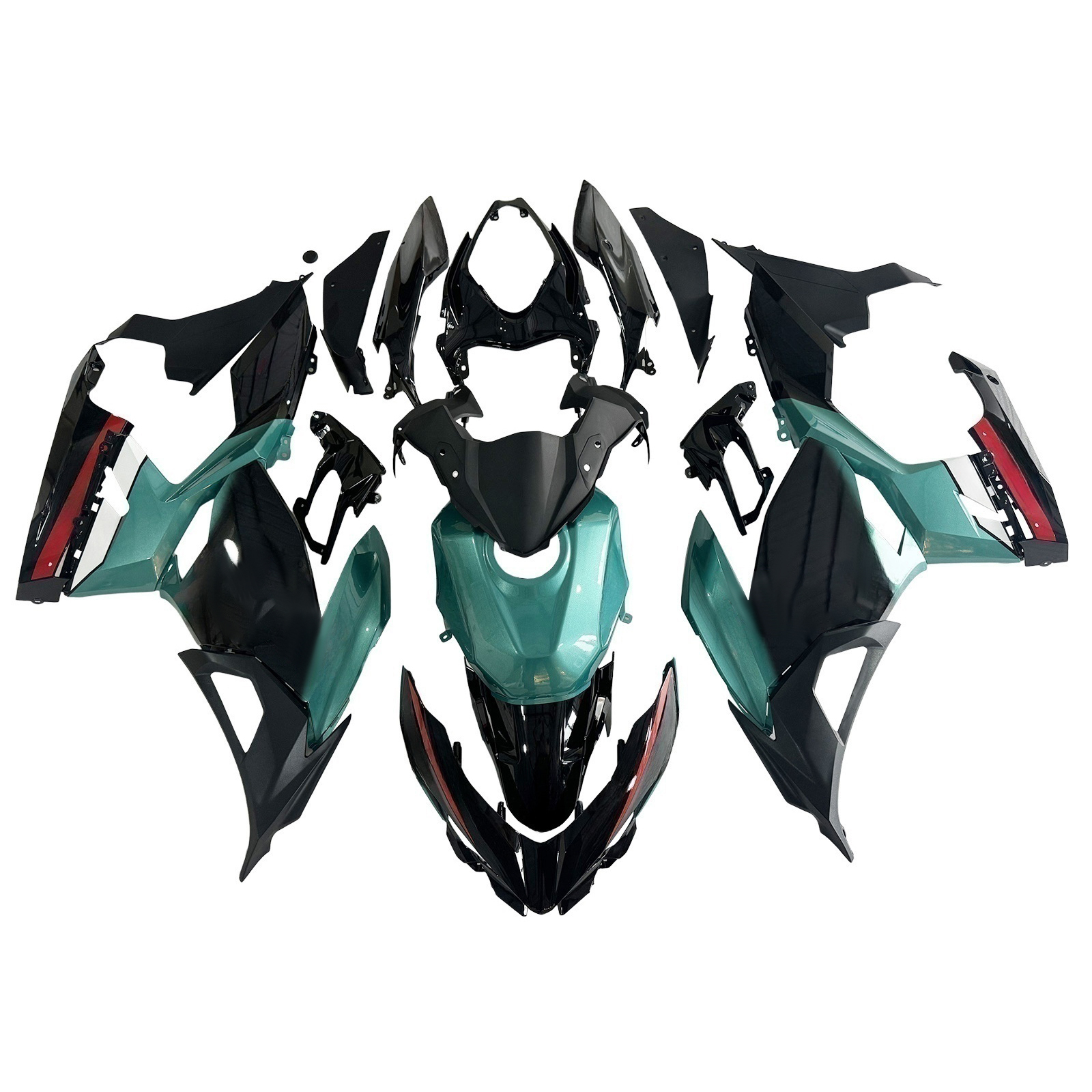 適用於Kawasaki Ninja400-1824全車彩繪車殼132-極限超快感