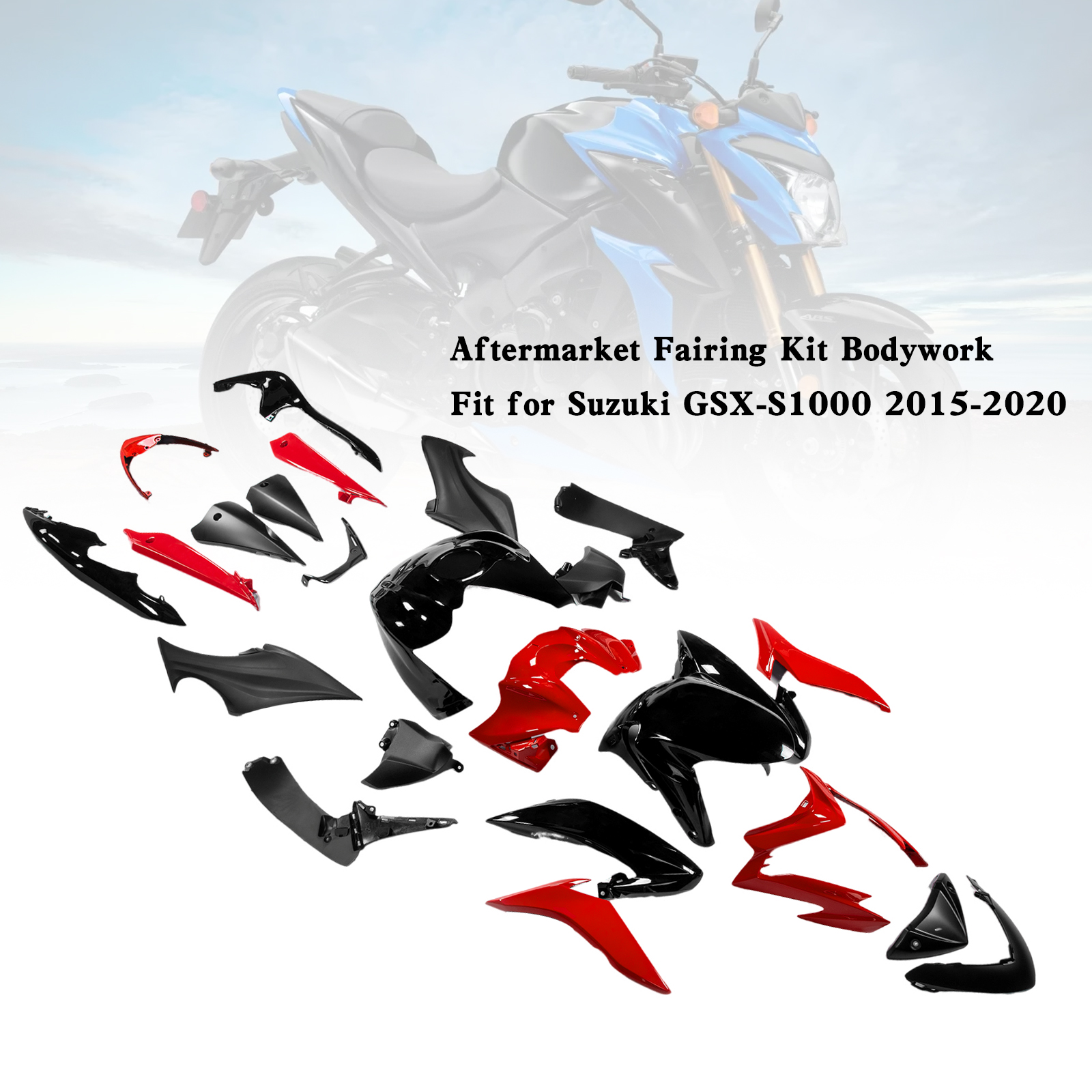 適用於 Suzuki GSX-S 1000 2015-2020 全車彩繪車殼001-極限超快感