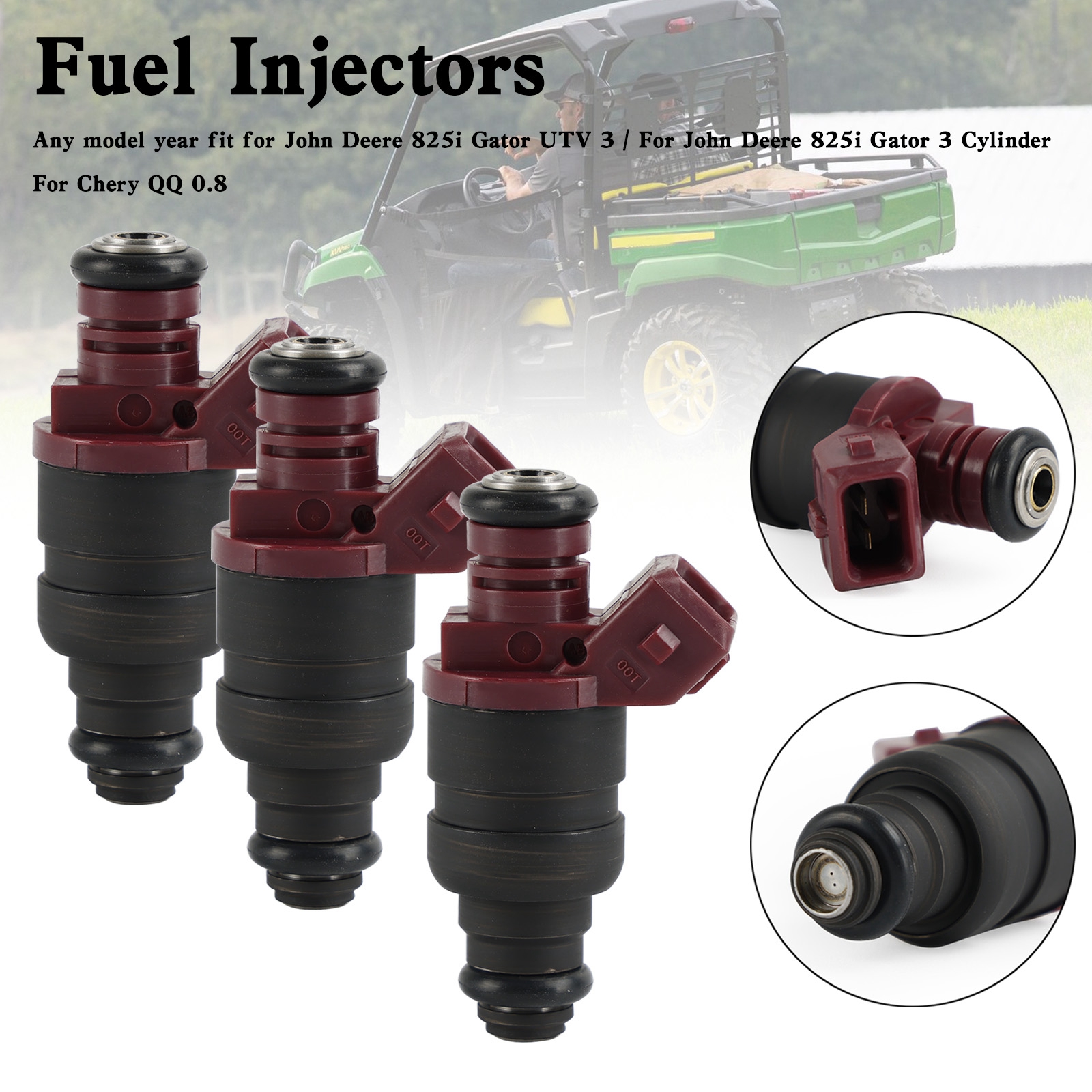 5WY2404A MIA11720 Chery QQ 0.8 John Deere 825i Gator 3噴油嘴(3隻組)
