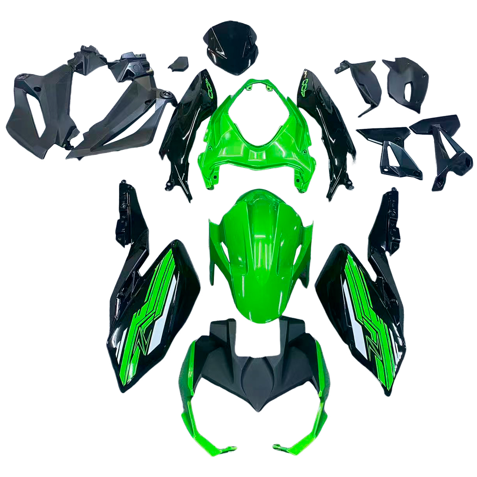 Kawasaki Z400 2018-2024全車彩繪車殼105-極限超快感