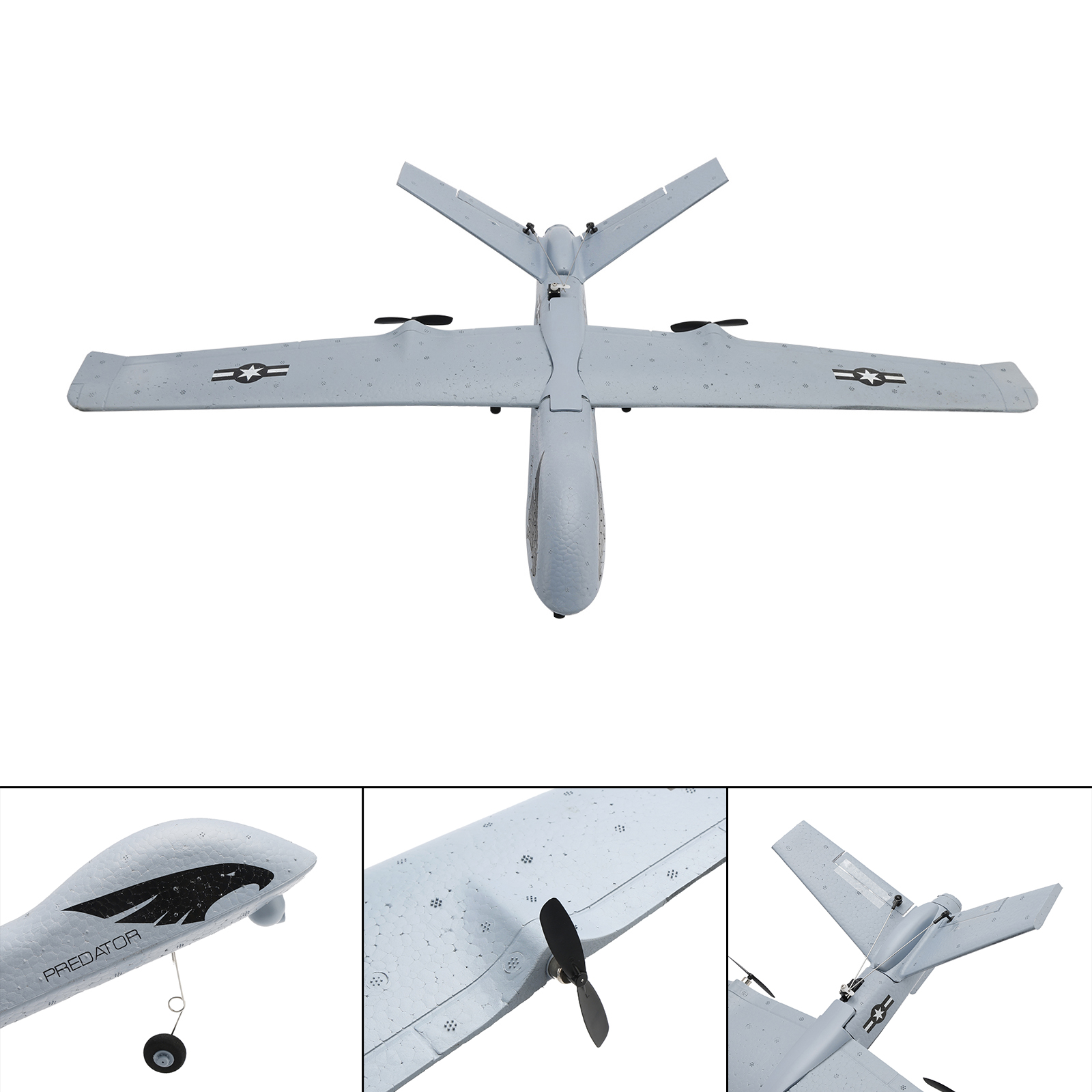RC Glider Foam Aircraft 3CH Z55 RC Airplane Toy With 2 Batteries For Kid Gift detail view 4