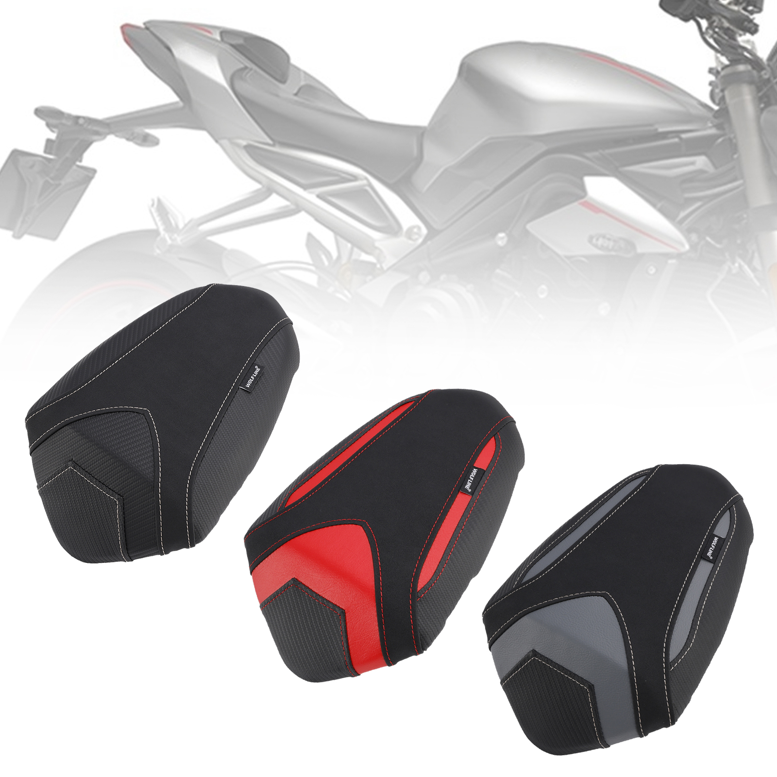 Triumph Street Triple 765 S R 19-24專用改裝造型後坐墊-極限超快感