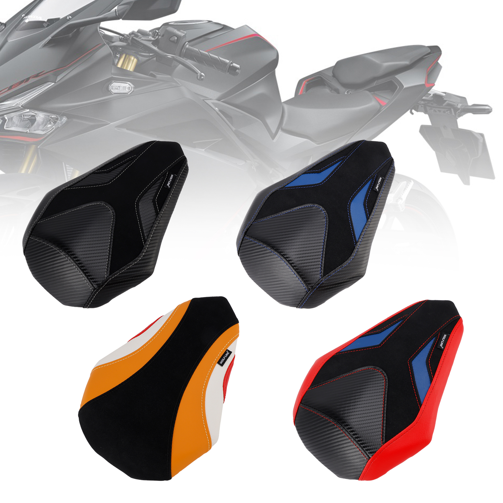 Honda Cbr250Rr 2017-2024 2023專用改裝造型後坐墊-極限超快感
