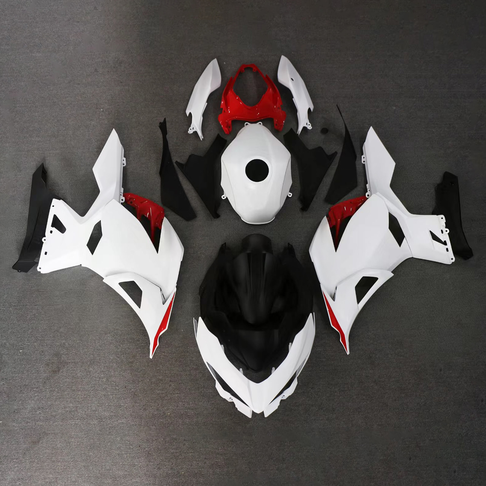 適用於Kawasaki Ninja400-1824全車彩繪車殼229-極限超快感