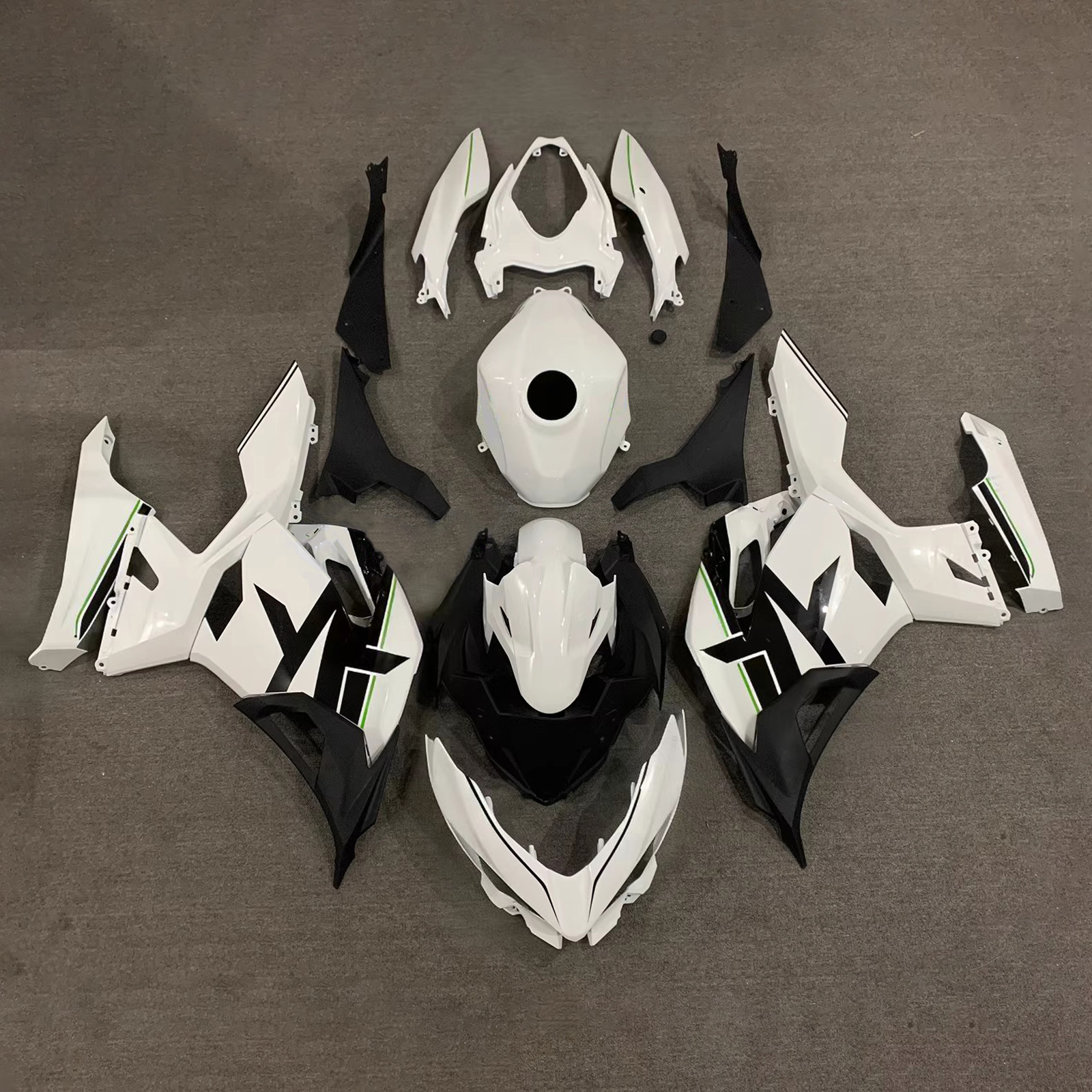 適用於Kawasaki Ninja400-1824全車彩繪車殼231-極限超快感
