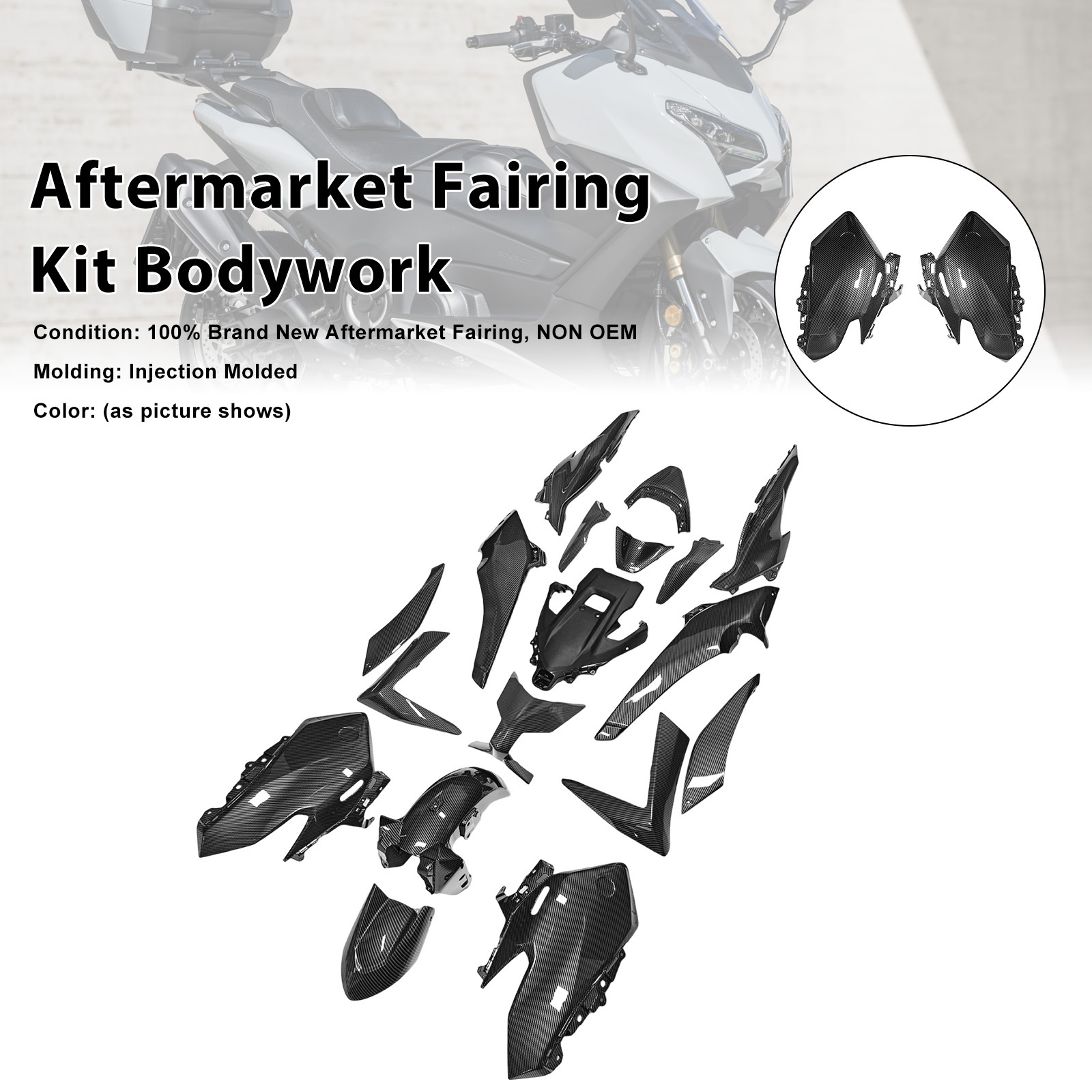 適用於 Yamaha T-Max 560 2025+ 全車彩繪車殼 001-極限超快感