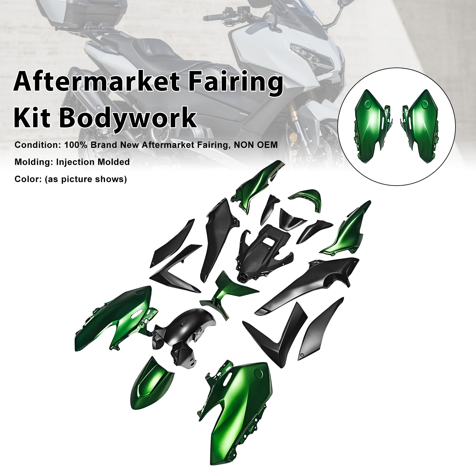 適用於 Yamaha T-Max 560 2025+ 全車彩繪車殼 004-極限超快感