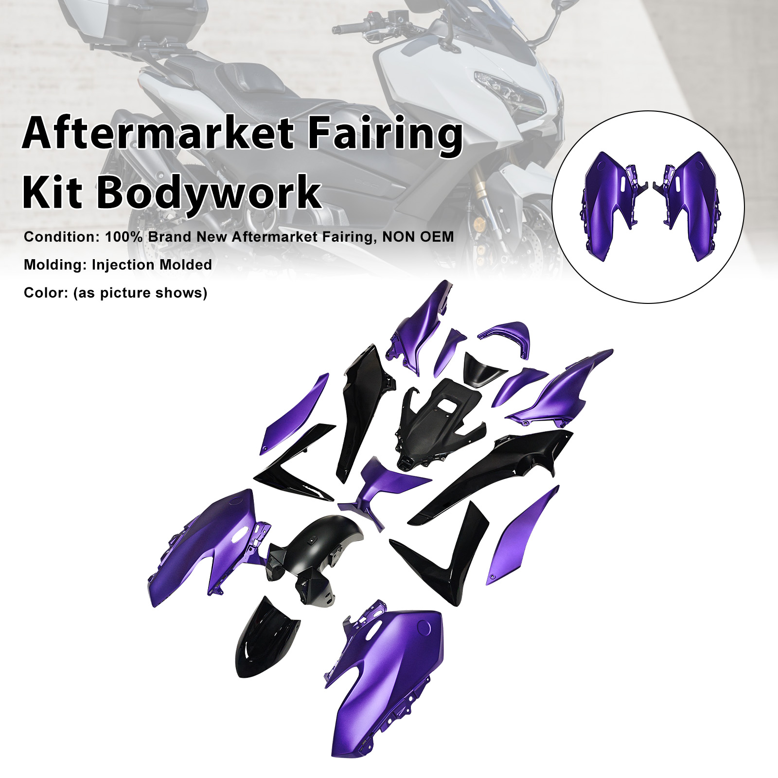 適用於 Yamaha T-Max 560 2025+ 全車彩繪車殼 006-極限超快感