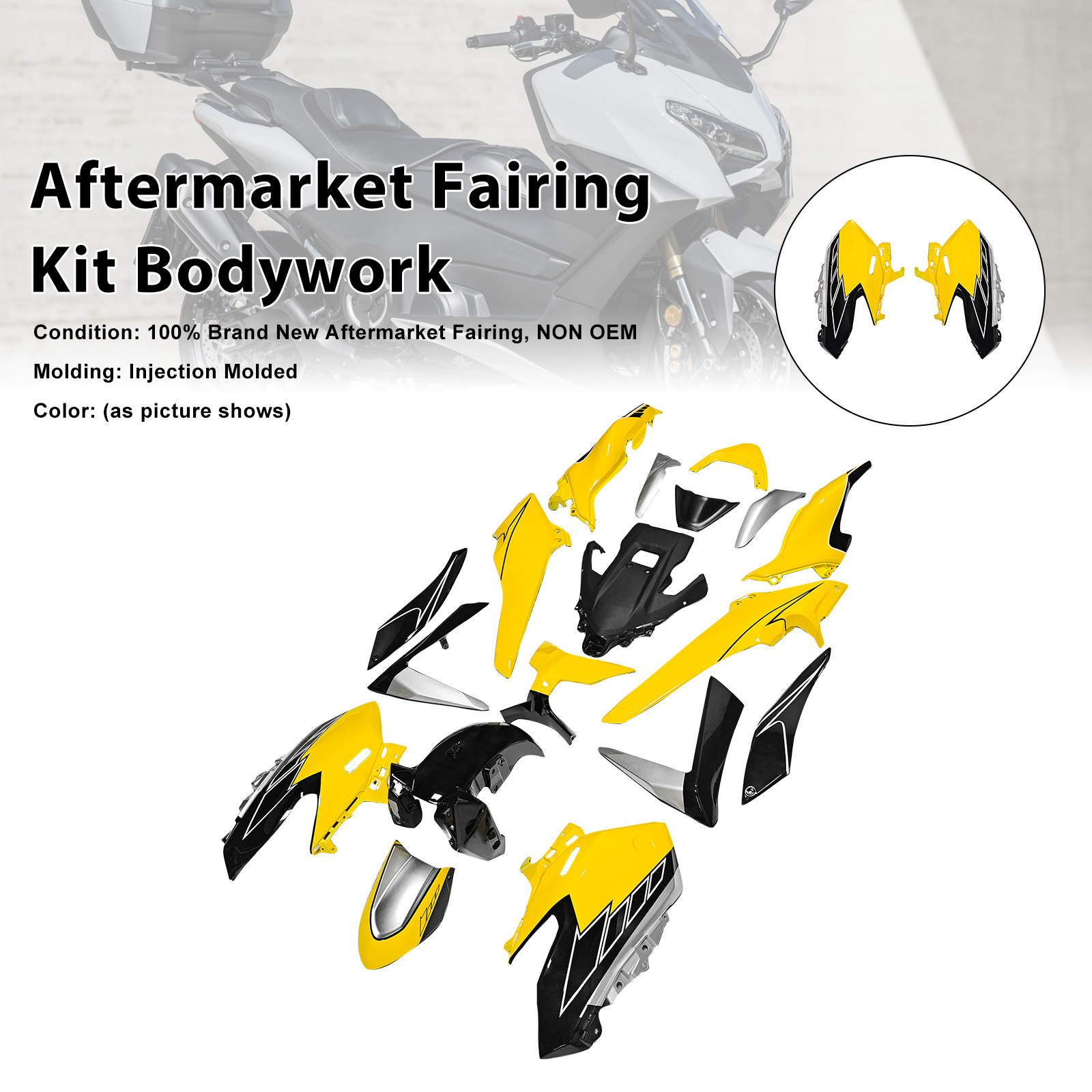 適用於 Yamaha T-Max 560 2025+ 全車彩繪車殼 008-極限超快感