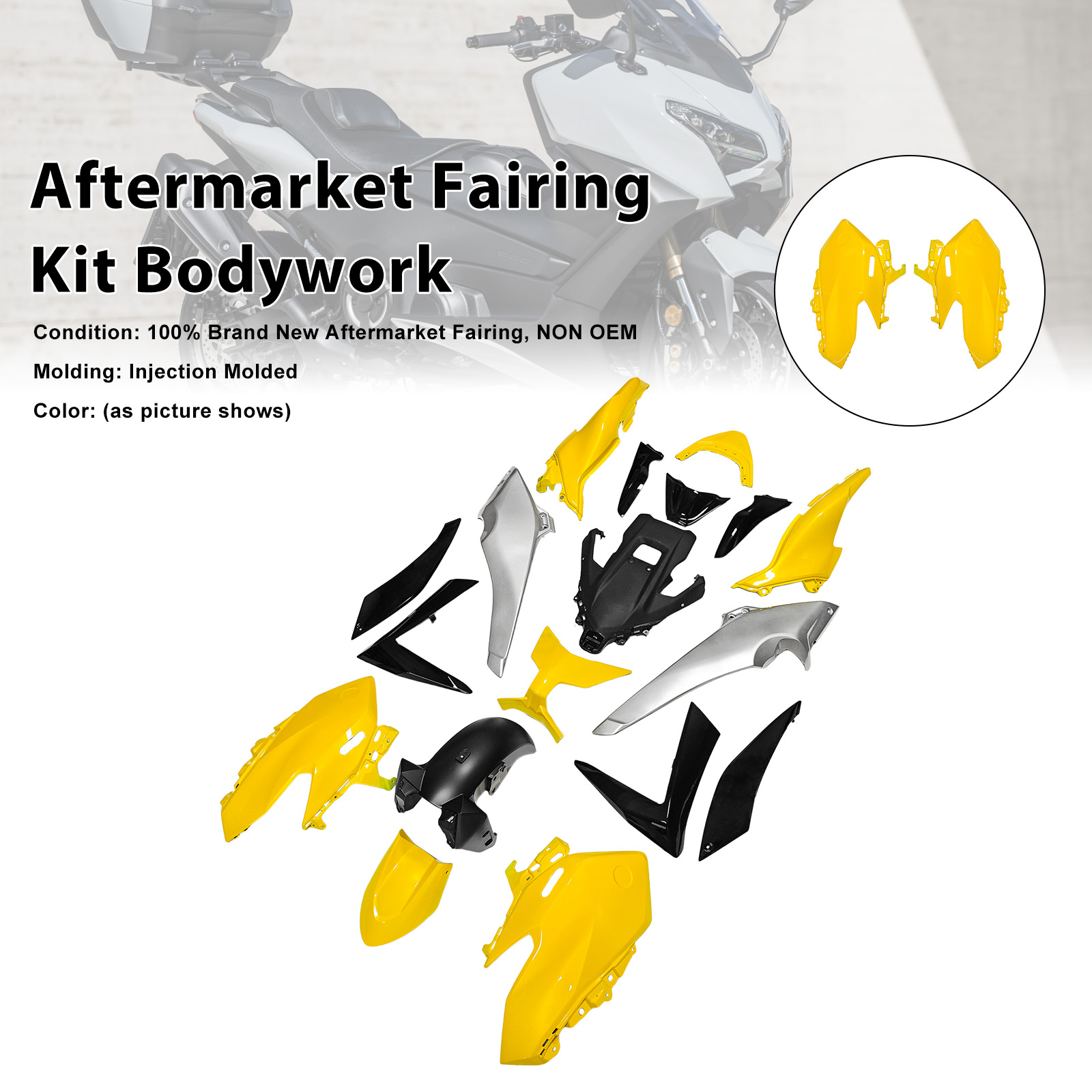 適用於 Yamaha T-Max 560 2025+ 全車彩繪車殼 009-極限超快感