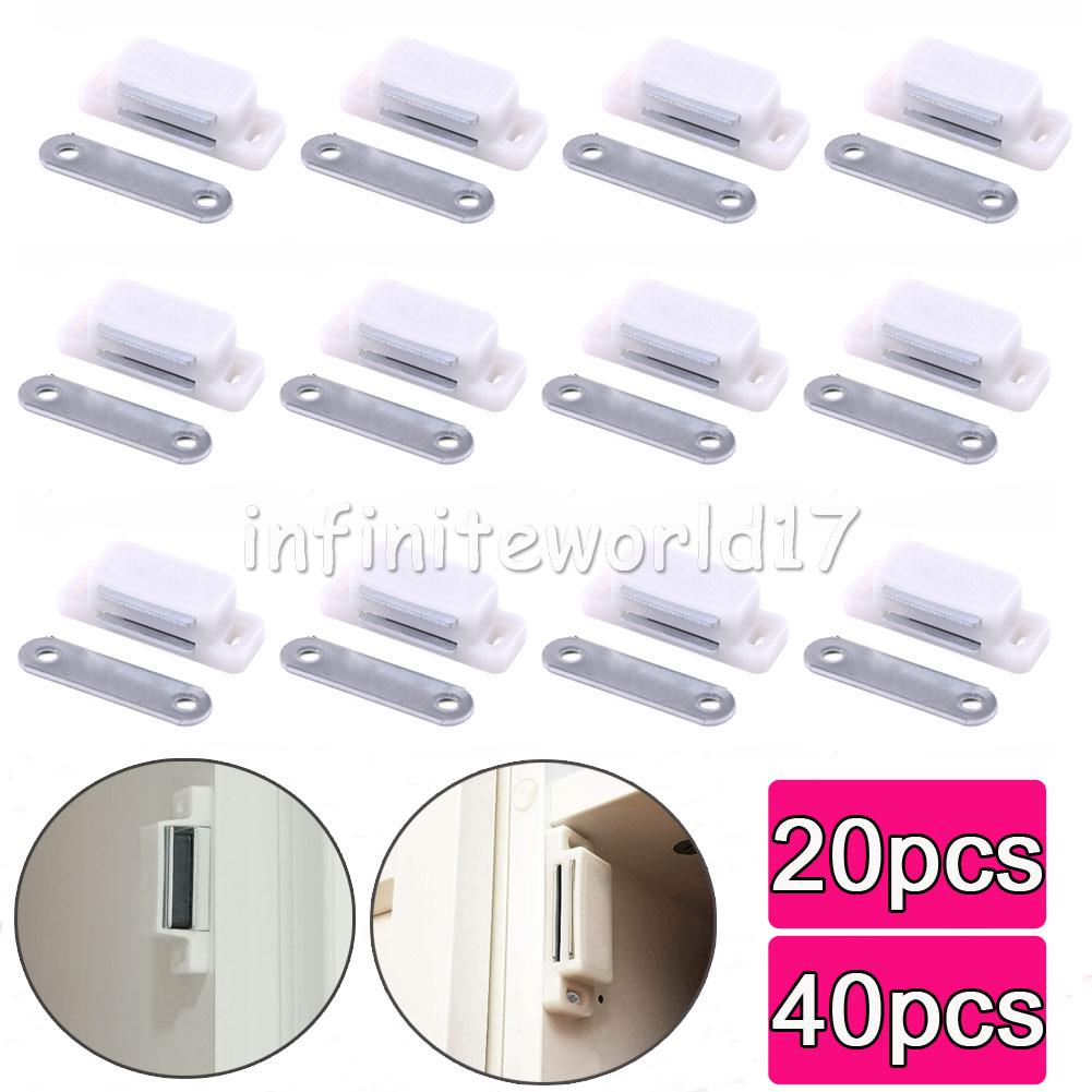 20/40er Pack Magnetschnäpper Schrank Tür Schnapper Schließer