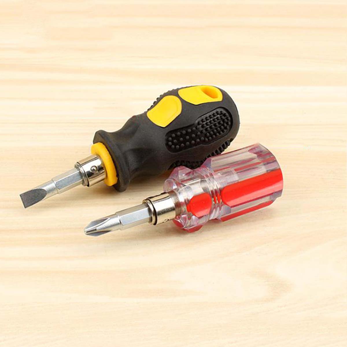 DualPurpose Stubby Screwdriver Short Screw Driver Installation DIY