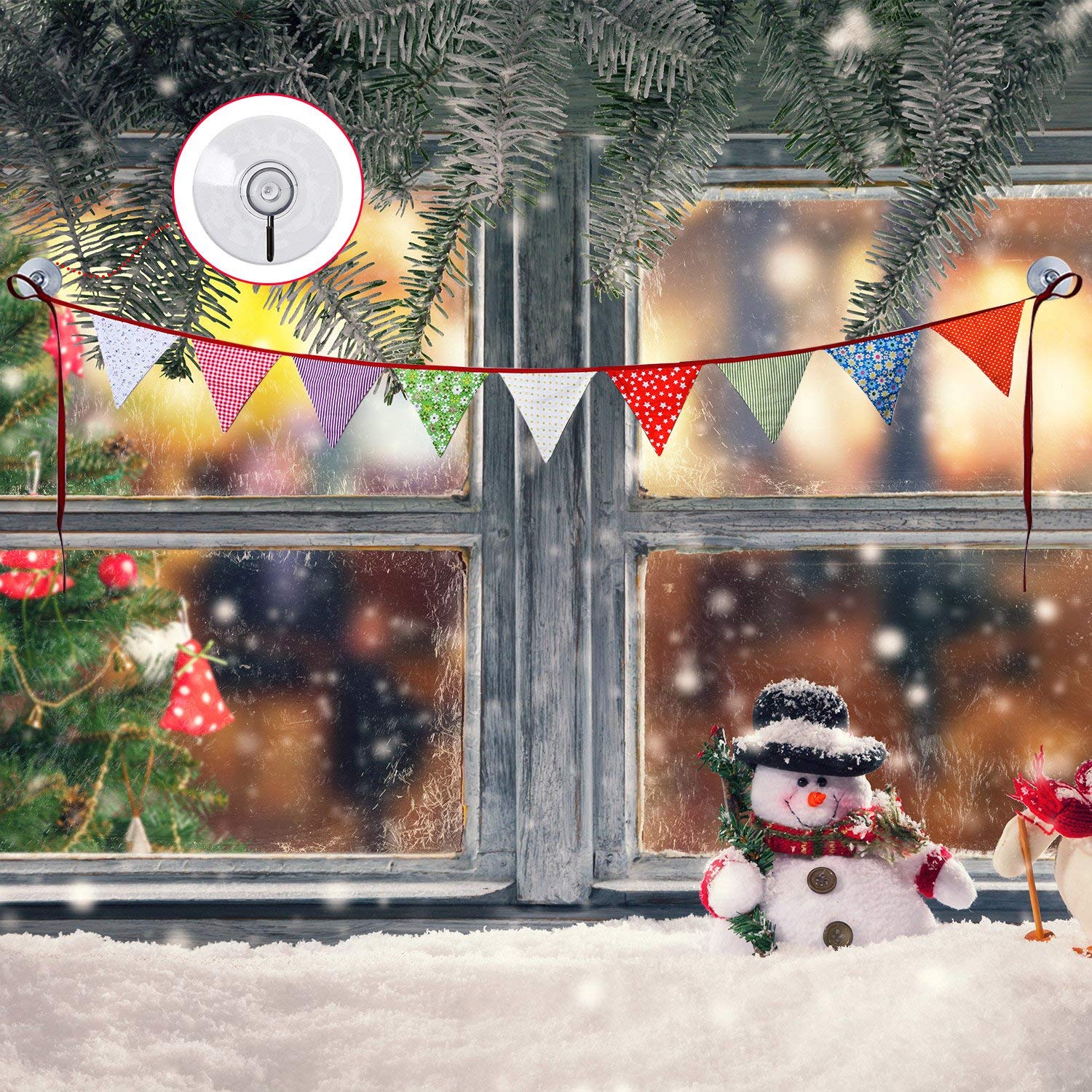 Suction Cups Wide Range Clear Window Suckers For Wreaths Christmas