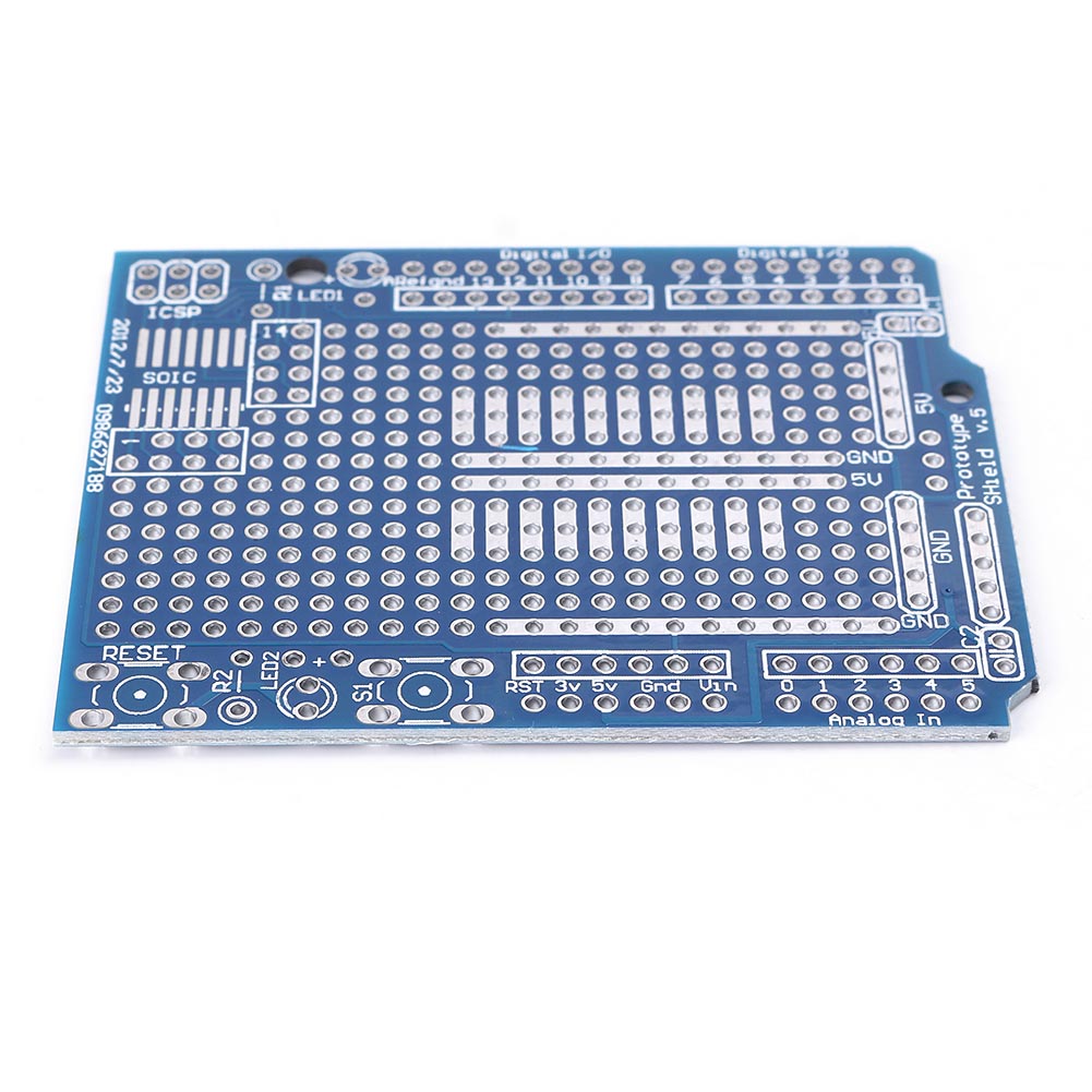 2mm+2.54mm Pitch DIY Prototype PCB Fit Arduino UNO R3 Shield Board FR-4