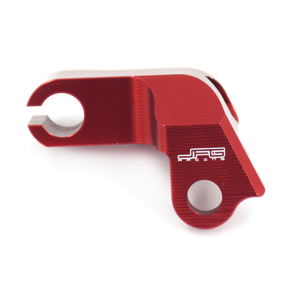 Motorcycle Red Clutch Cable Guide Bracket Clamp Holder For Honda
